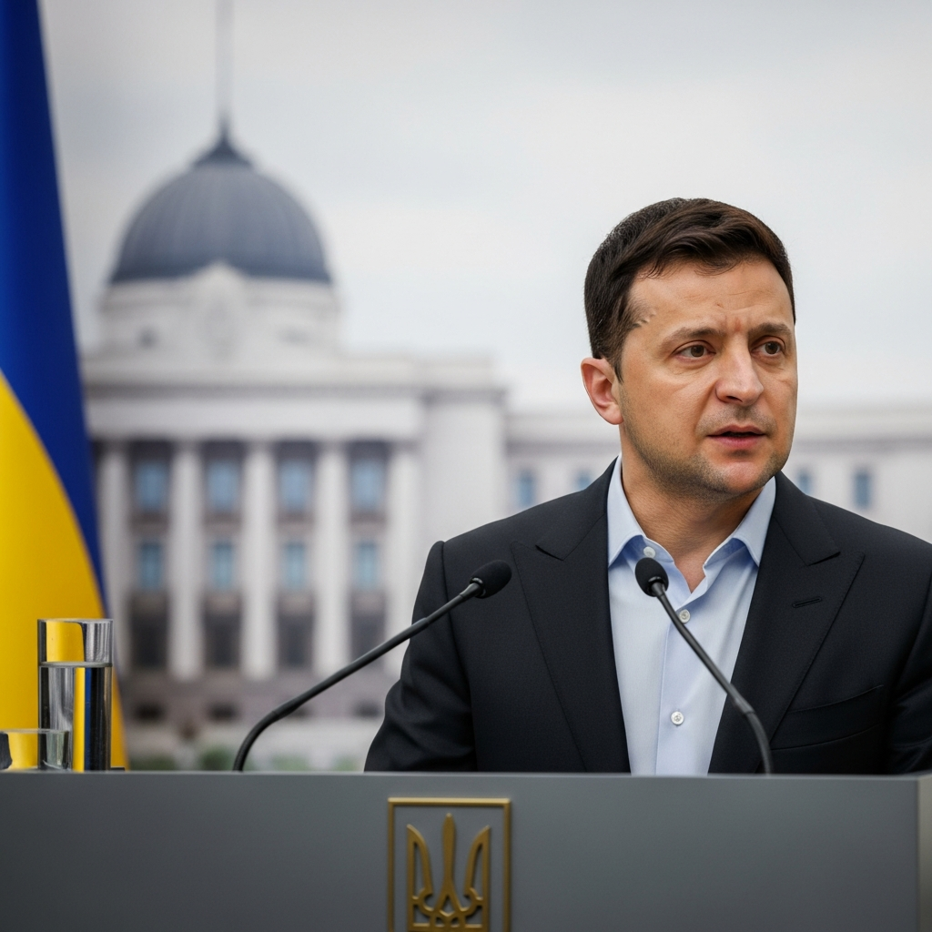 Illustration for: Zelensky Faces Political Turmoil Amid Corruption Scandal