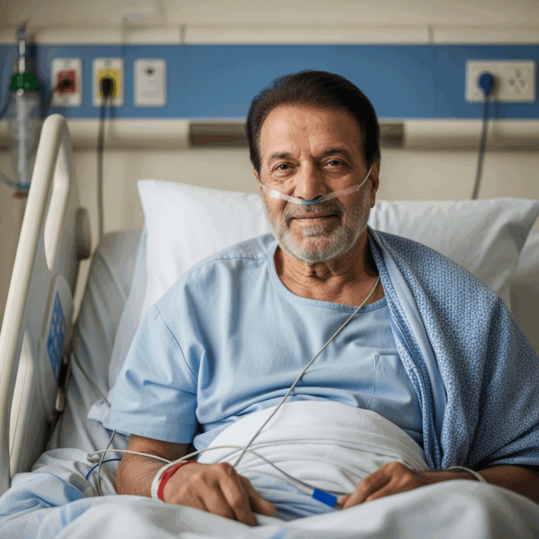 Illustration for: Dharmendra's Health: No Ventilator, Stable Condition
