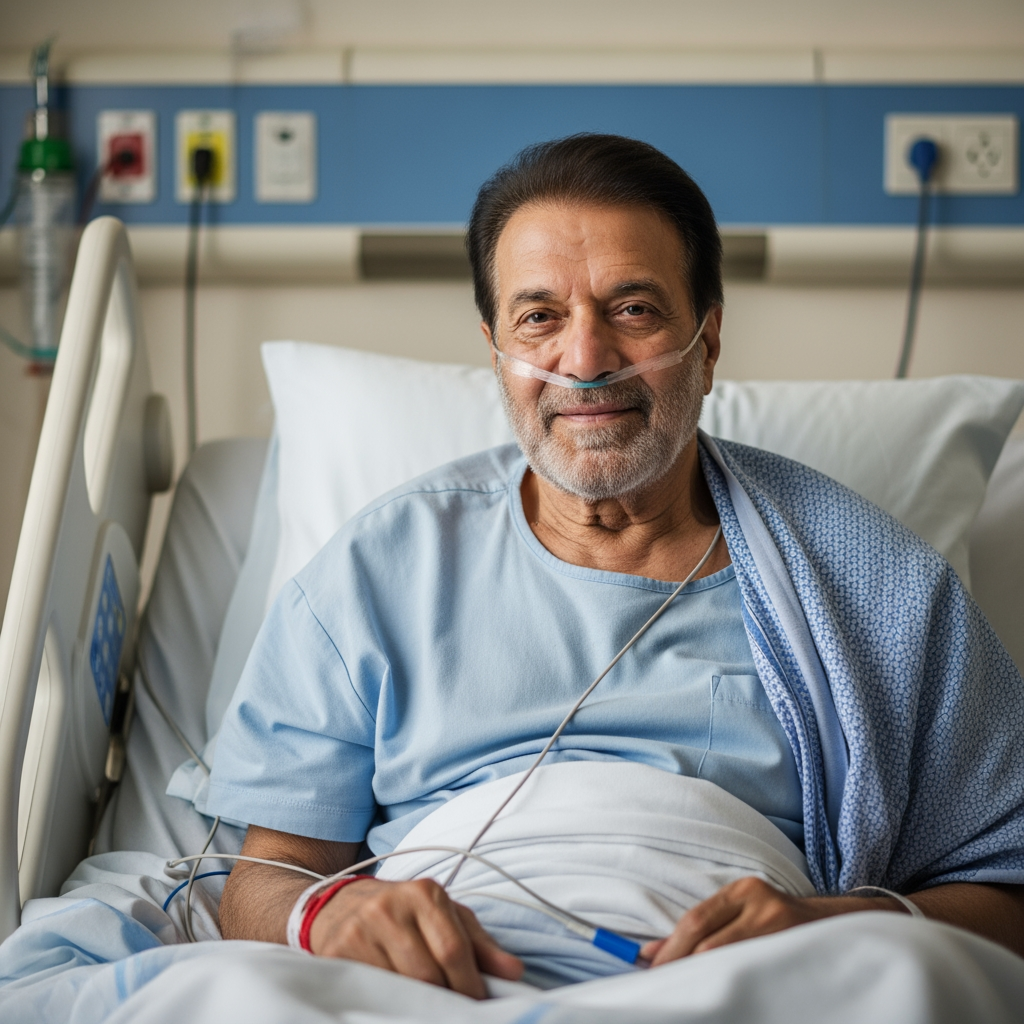 Illustration for: Dharmendra's Health: No Ventilator, Stable Condition