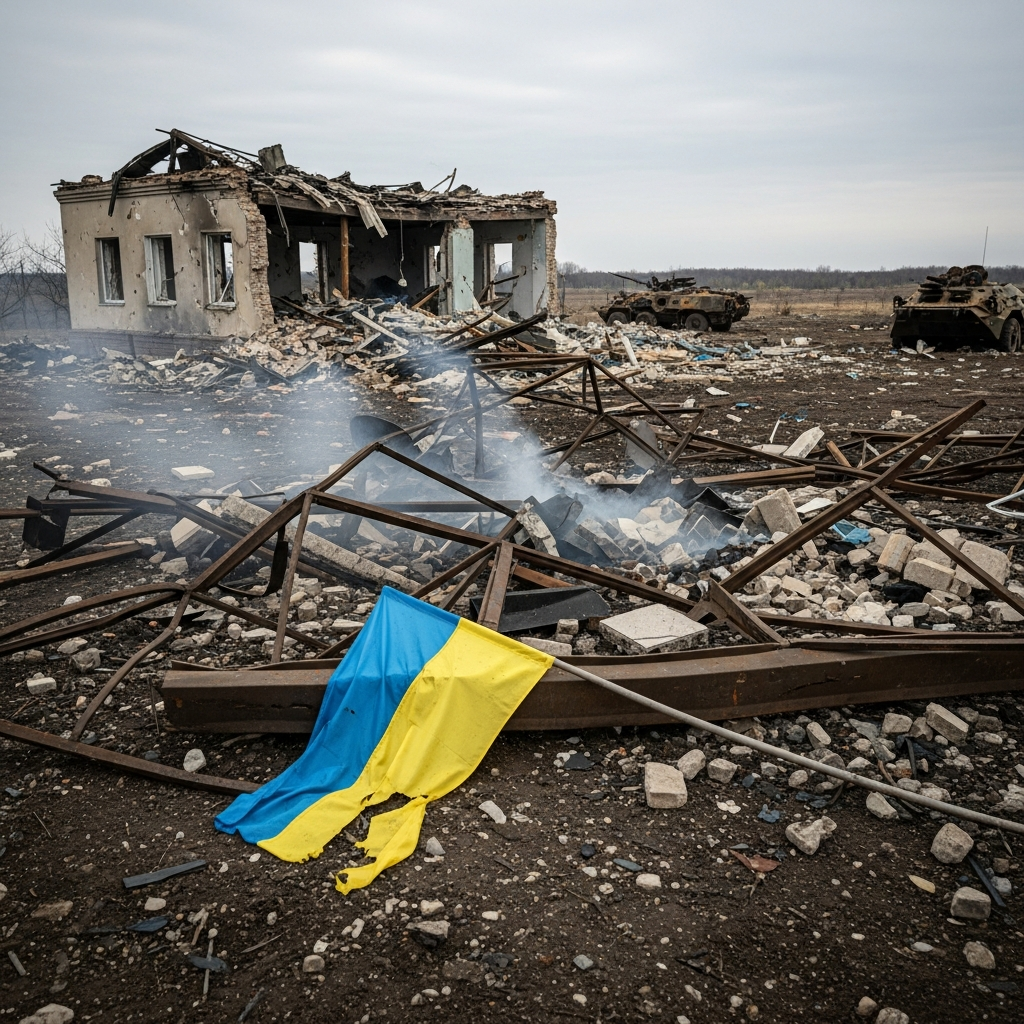 Illustration for: Destruction of Ukrainian Battalion Headquarters