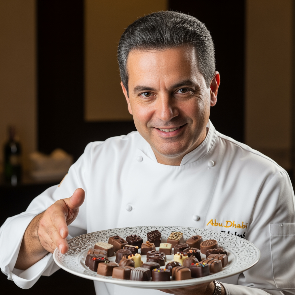 Illustration for: Introducing Abu Dhabi Chocolate by Chef Nouel Catis