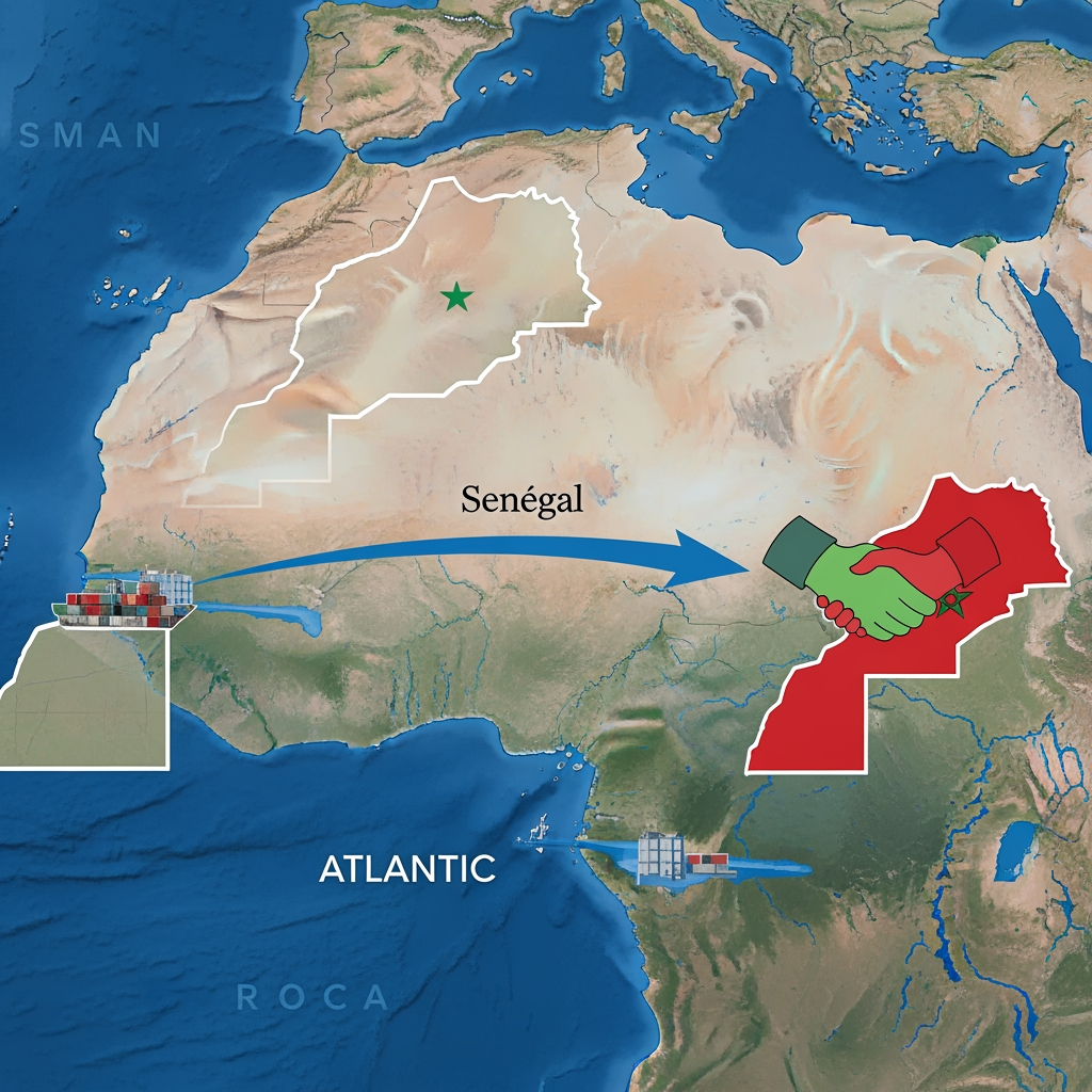 Illustration for: Senegal Supports Morocco in Atlantic Access Projects
