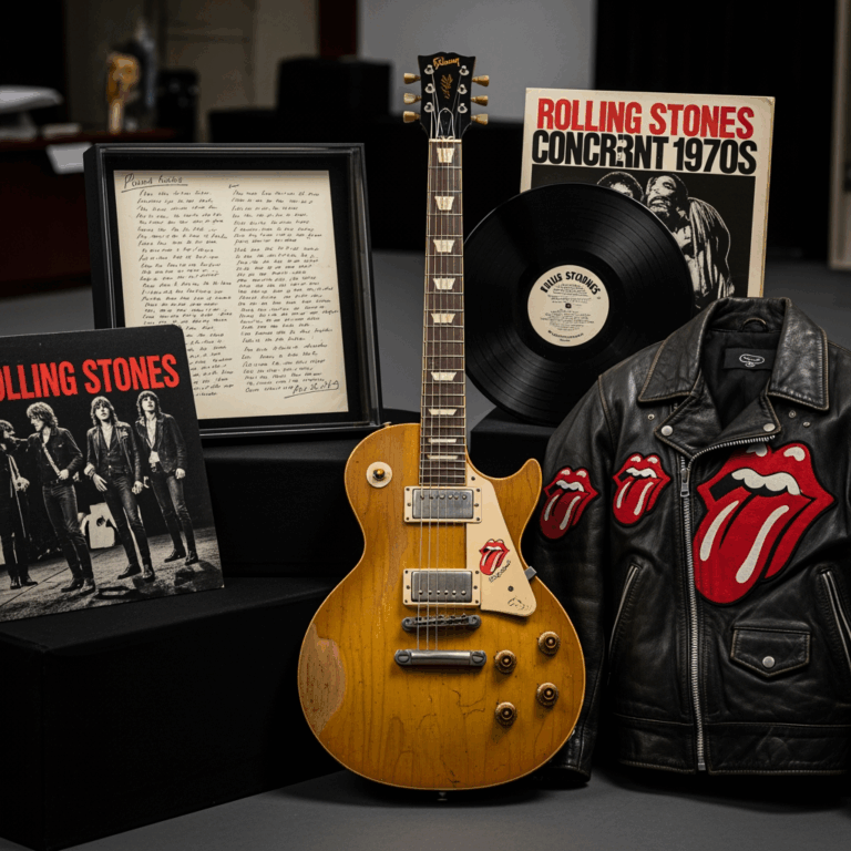 Illustration for: Rolling Stones Memorabilia Auction: $1.3M Expected