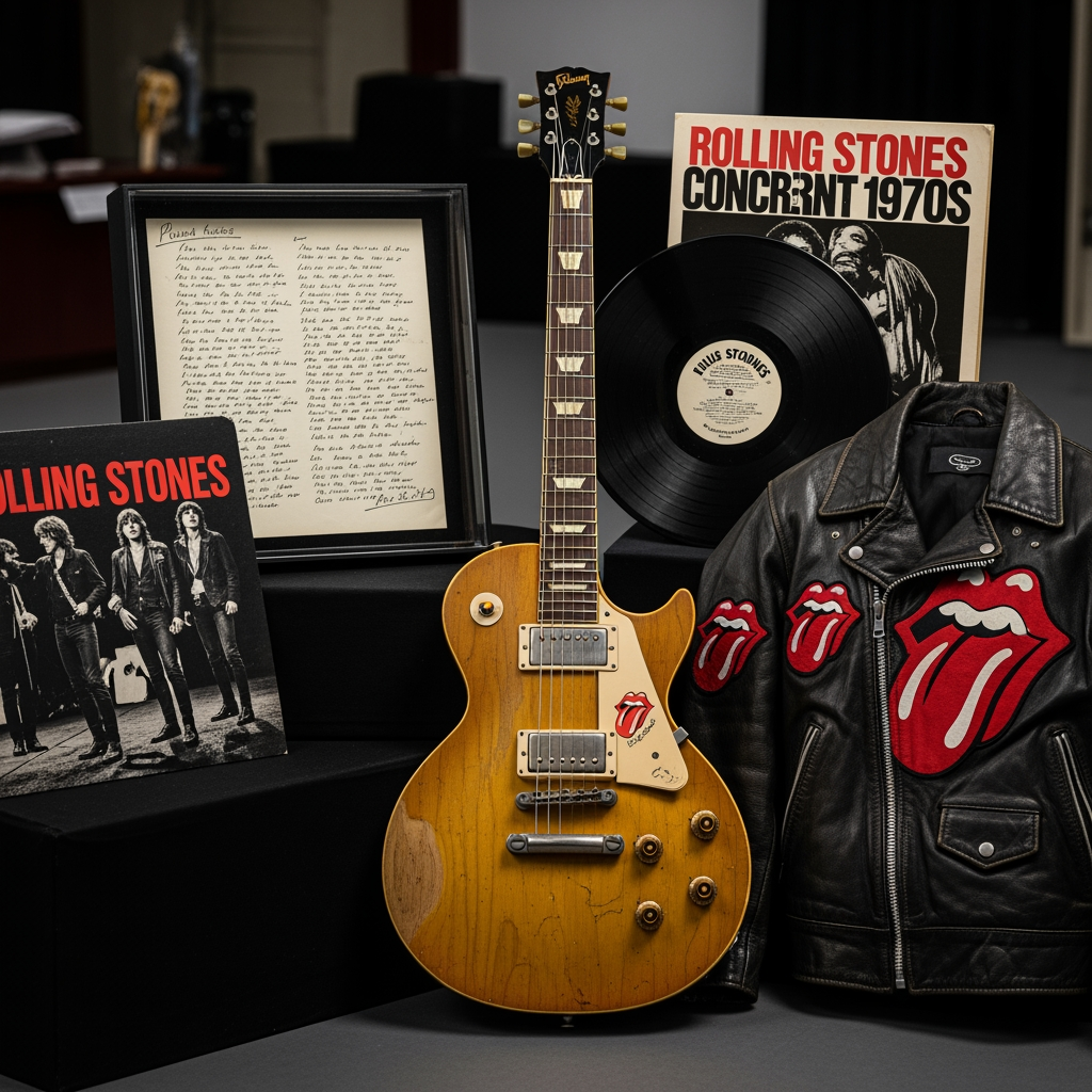 Illustration for: Rolling Stones Memorabilia Auction: $1.3M Expected