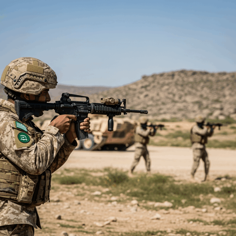 Illustration for: Saudi Military Exercises Enhance Readiness