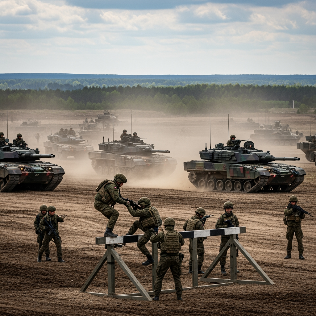 Illustration for: Poland Launches Massive Military Training Initiative