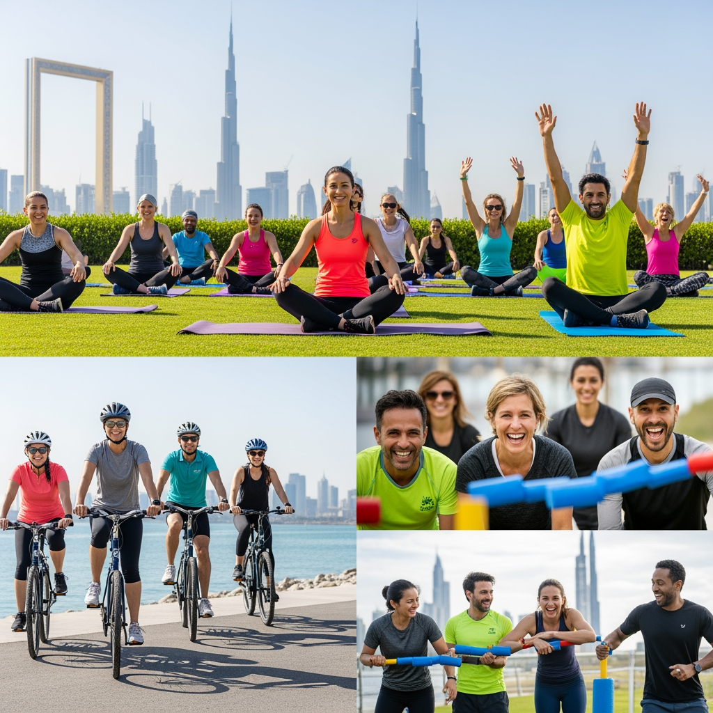 Illustration for: Dubai Fitness Challenge: Fun Meets Fitness