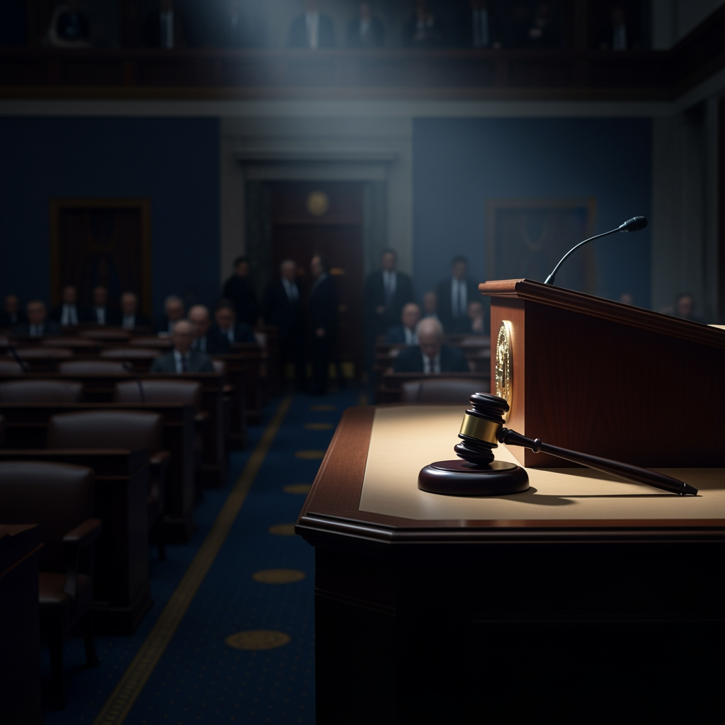 Illustration for: Senate Rejects Restriction on Trump's Military Action