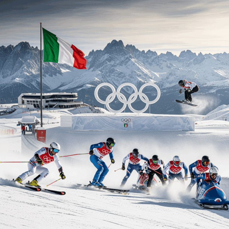 Illustration for: Italy Prepares for 2026 Winter Olympics