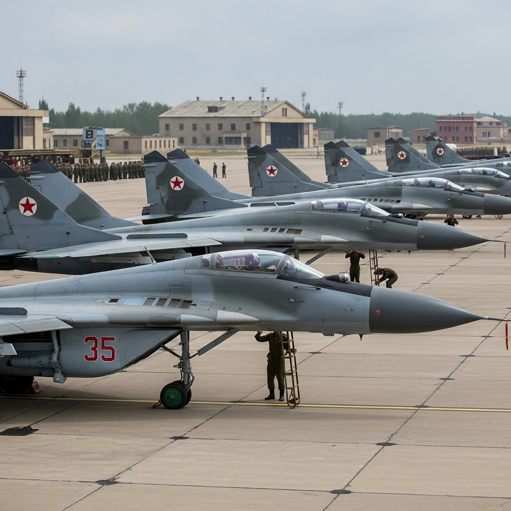 Illustration for: North Korea Air Force Enhancements