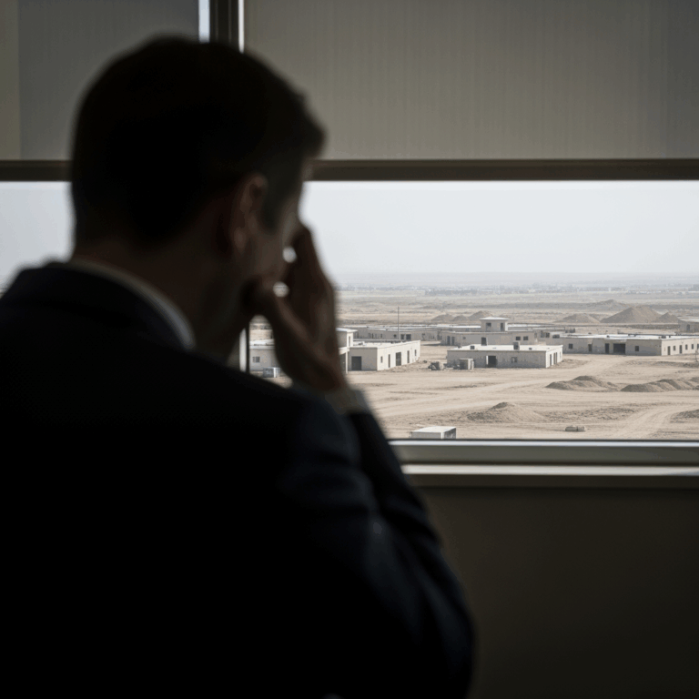 Illustration for: US Disinterest in Gaza Military Base Plans