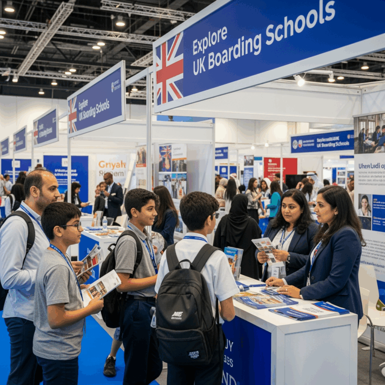 Illustration for: Explore UK Boarding Schools: Exhibition in Dubai