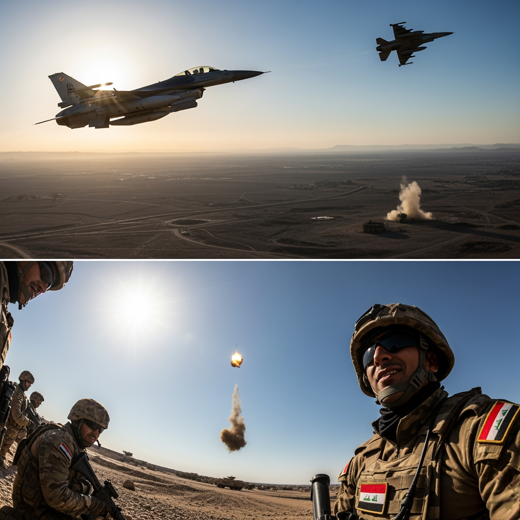 Illustration for: Iraqi Forces Achieve 100% Airstrike Accuracy