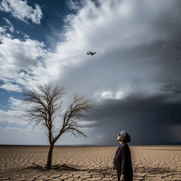 Illustration for: Iran Boosts Rainfall with Cloud Seeding Amid Drought