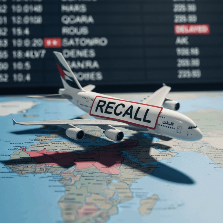 Illustration for: Airbus Recall May Delay UAE Flights This Weekend