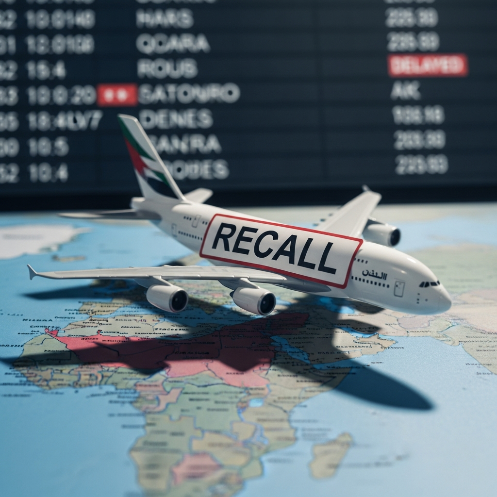 Illustration for: Airbus Recall May Delay UAE Flights This Weekend