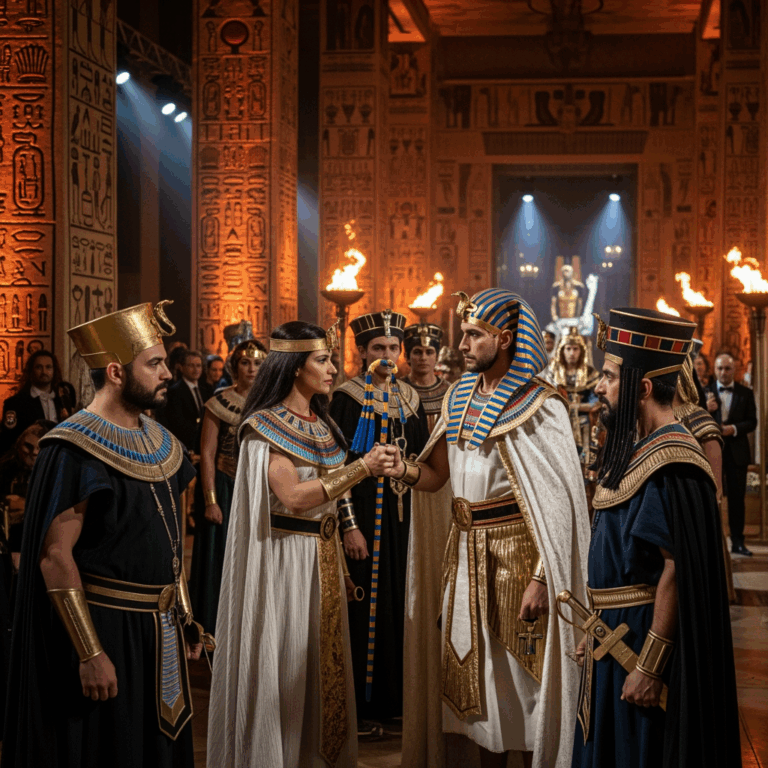 Illustration for: Egypt Hosts Historic Royal-Themed Event