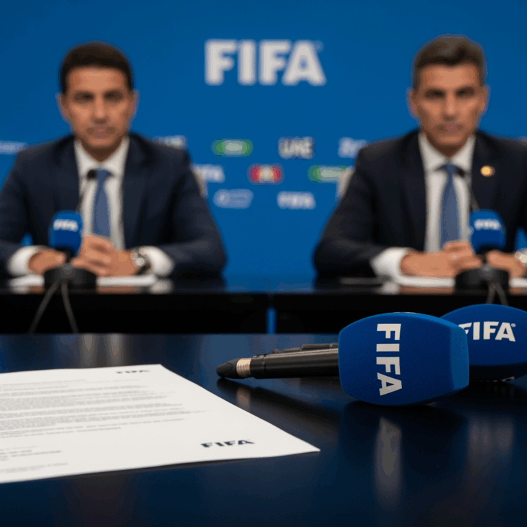 Illustration for: Fifa Suspends UAE and Qatar Officials