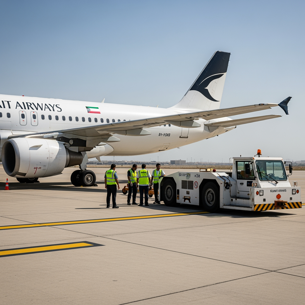 Illustration for: Minor Incident Involving Kuwait Airways Flight