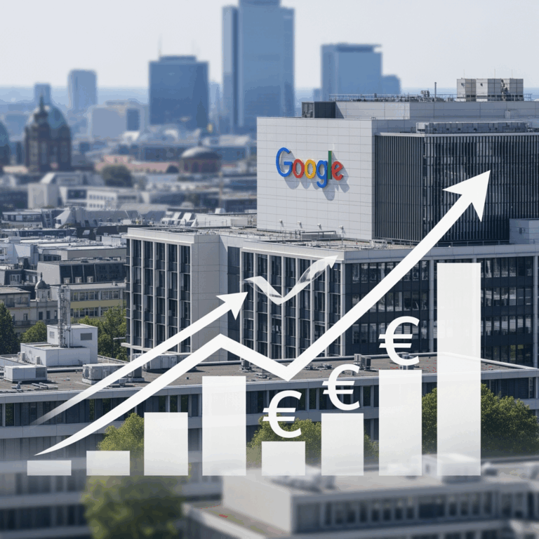 Illustration for: Google to Invest €5.5B in German Data Centers