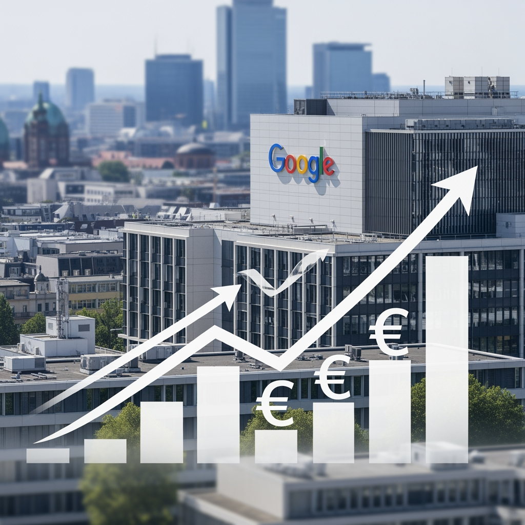 Illustration for: Google to Invest €5.5B in German Data Centers