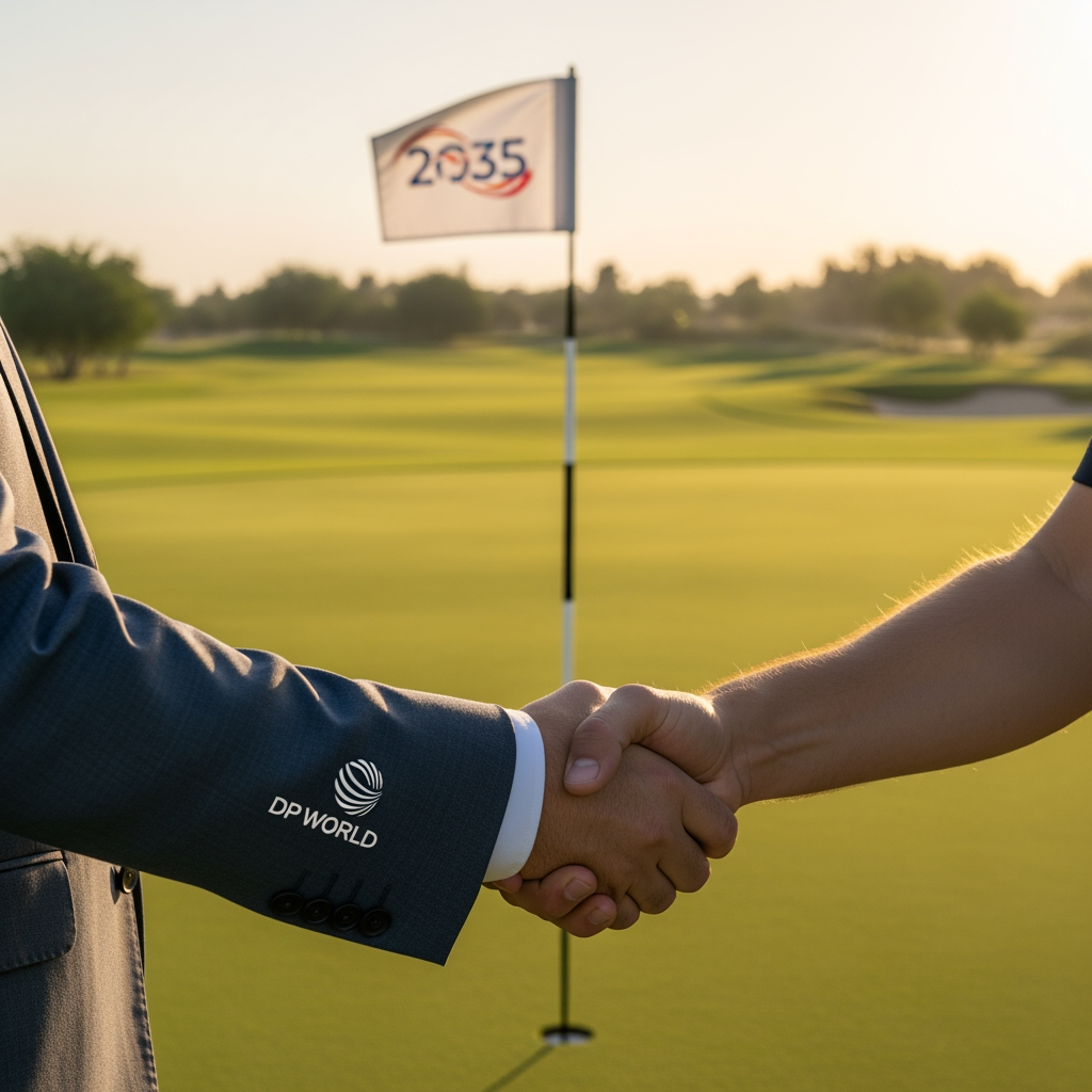 Illustration for: DP World Extends Partnership with Golf Tour to 2035