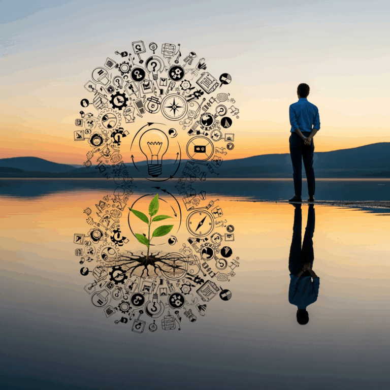 Illustration for: Rethinking Life Goals in a Changing World