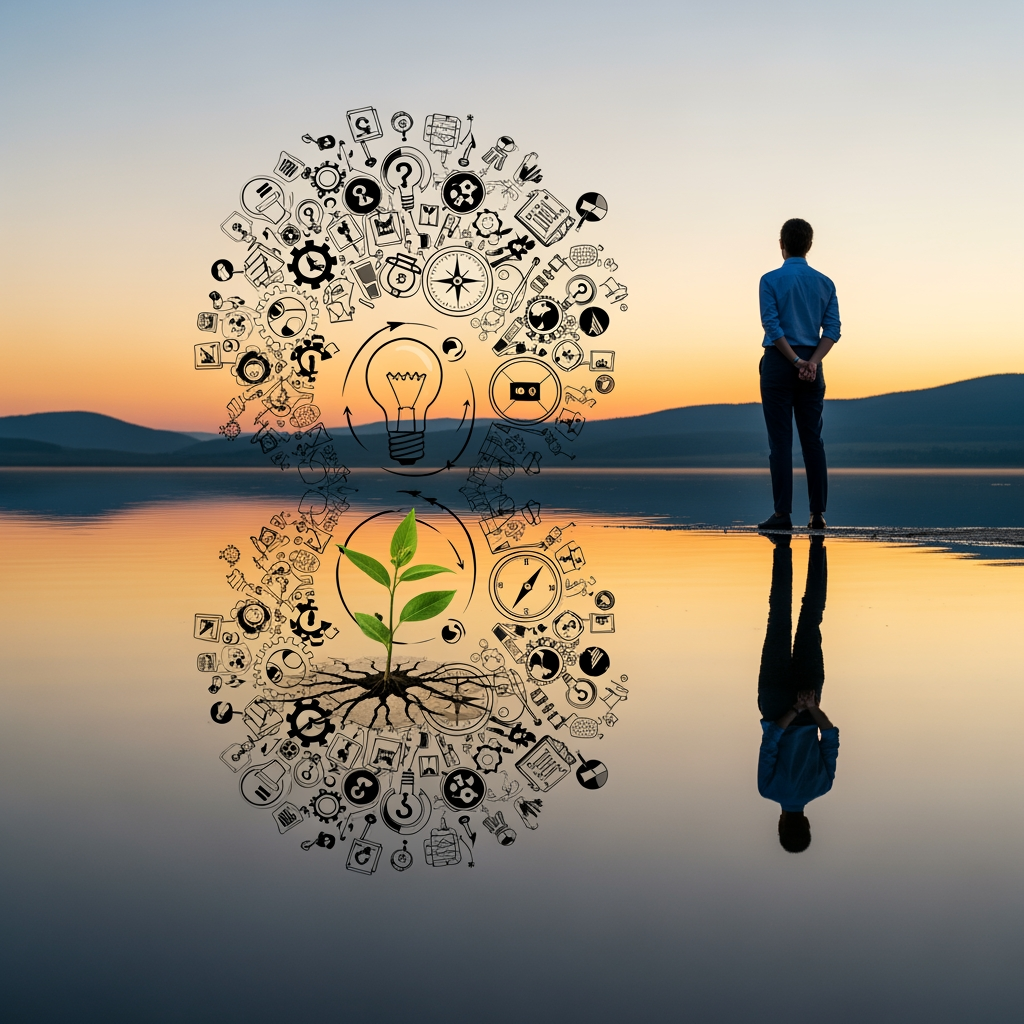 Illustration for: Rethinking Life Goals in a Changing World
