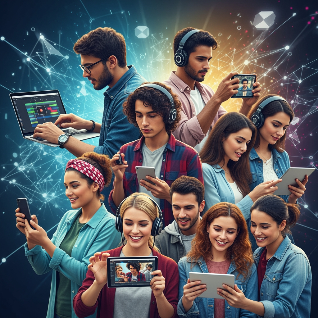 Illustration for: Advancing Digital Media: Focus on Content and Youth