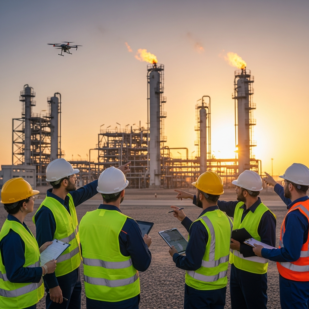 Illustration for: Khor Mor Gas Field Resumes After Drone Attack