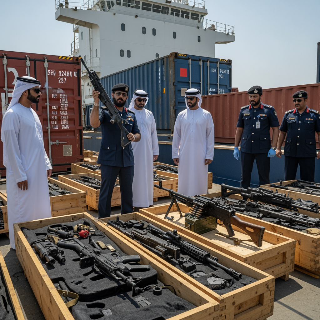 Illustration for: UAE Foils Military Equipment Smuggling to Sudan