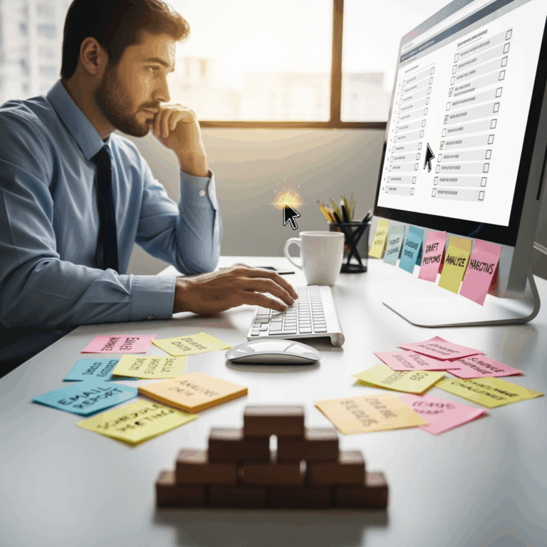 Illustration for: Task Paralysis: Overcoming Workplace Challenges