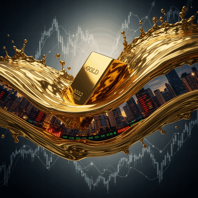 Illustration for: Gold Prices Surge as Global Markets React