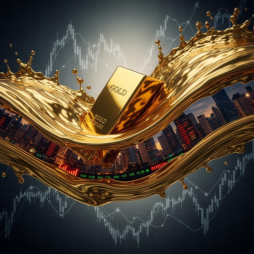 Illustration for: Gold Prices Surge as Global Markets React
