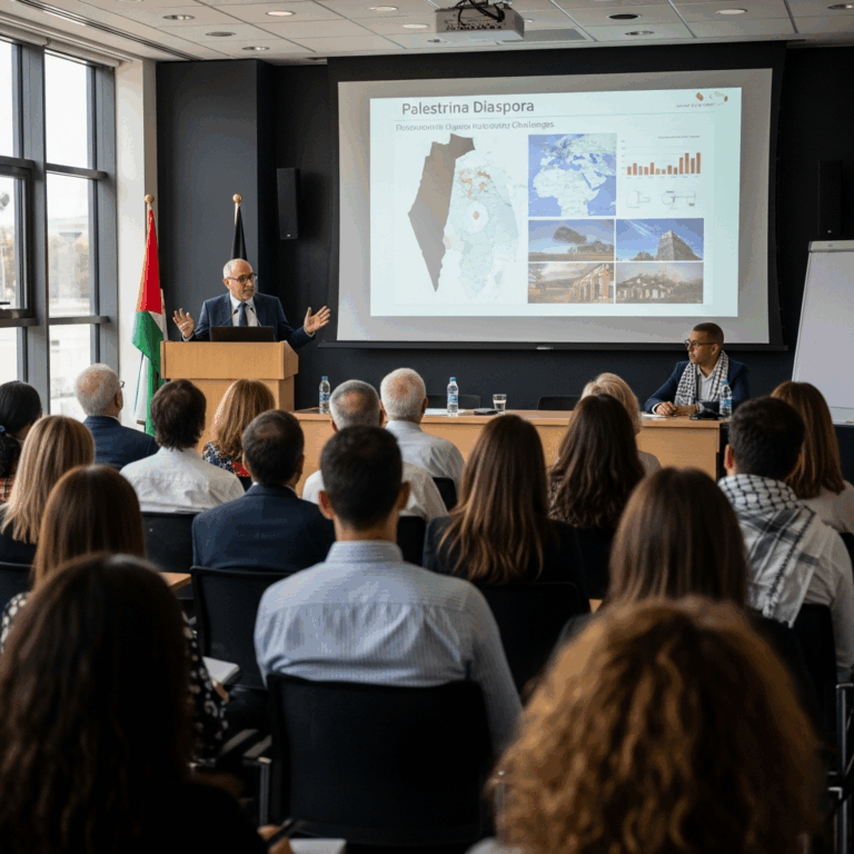 Illustration for: Seminar on Palestinian Diaspora's Role and Challenges
