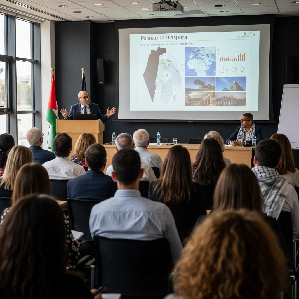 Illustration for: Seminar on Palestinian Diaspora's Role and Challenges