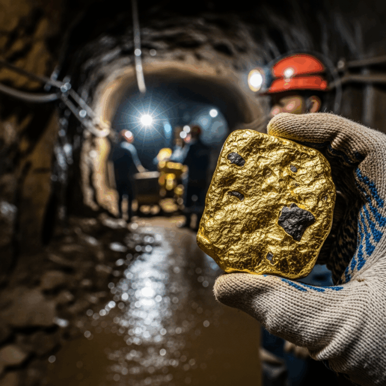 Illustration for: Record Gold Discovery in China Amid Rising Demand
