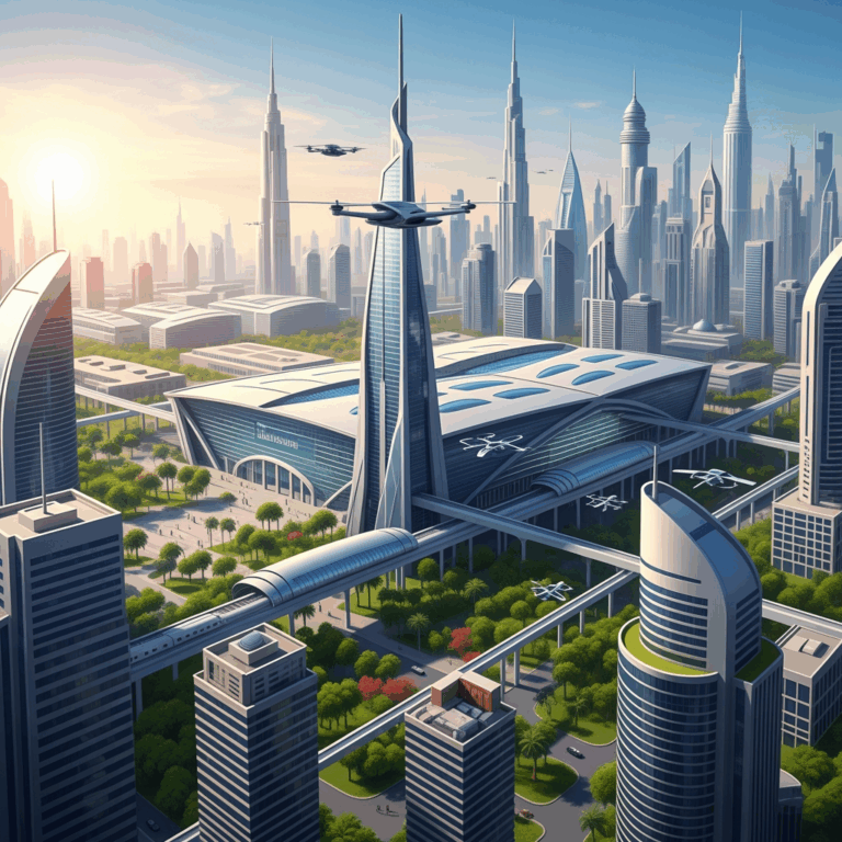 Illustration for: Dubai Exhibition Centre: Future City of Dubai