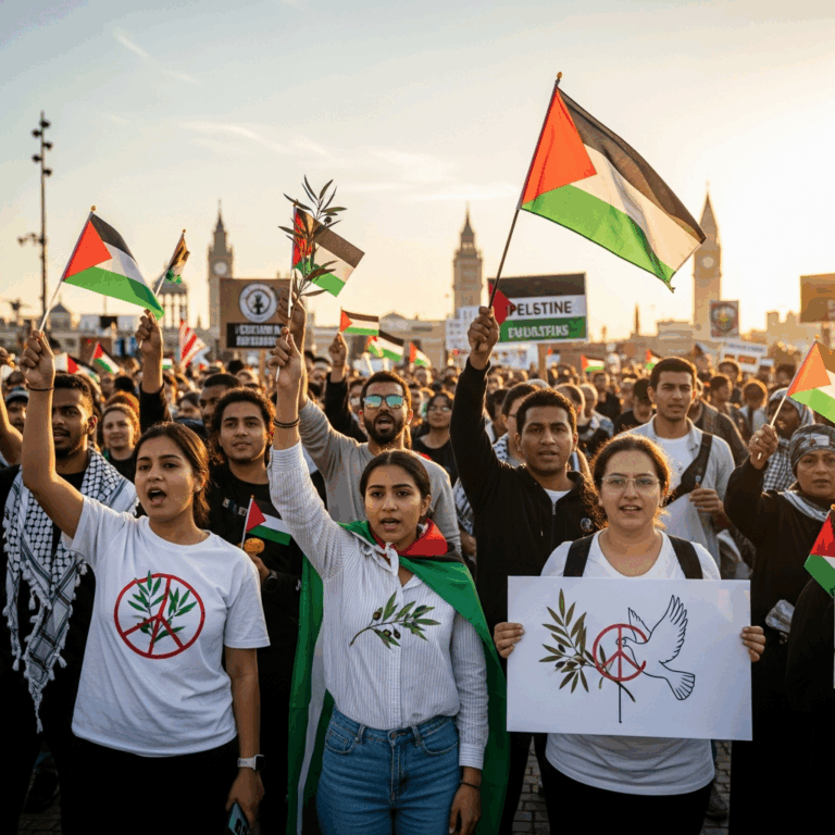 Illustration for: Global Support for Palestinian Rights