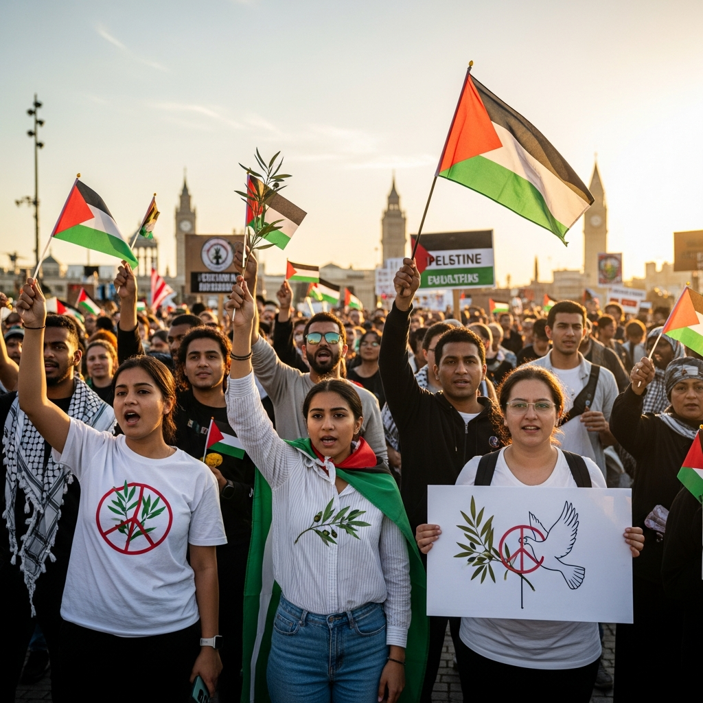 Illustration for: Global Support for Palestinian Rights