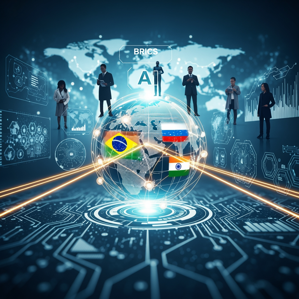 Illustration for: BRICS AI Alliance: Collaboration and Expansion