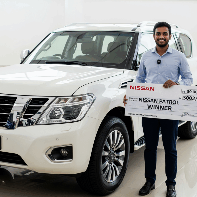 Illustration for: Sumon Wins Big Ticket's Nissan Patrol