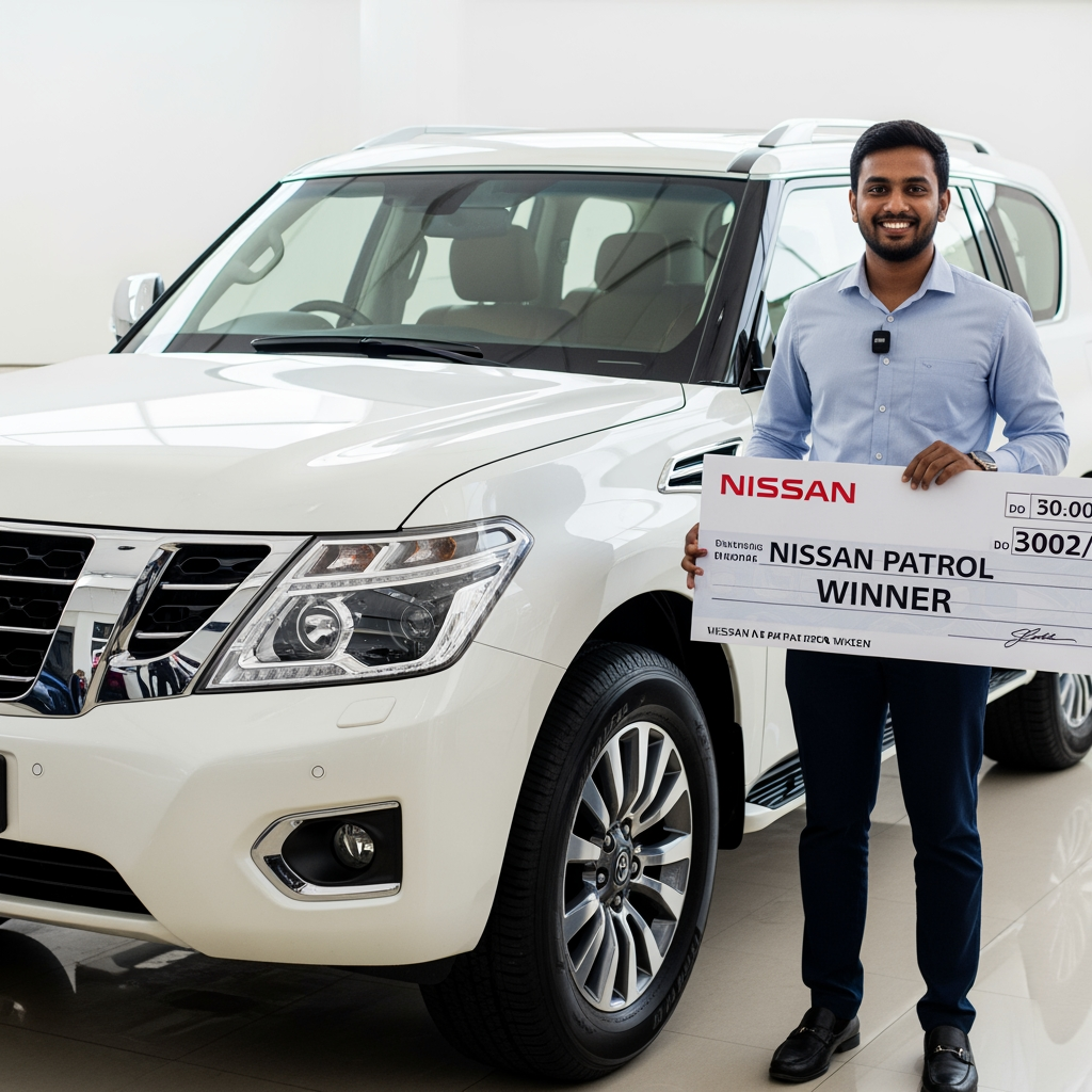 Illustration for: Sumon Wins Big Ticket's Nissan Patrol