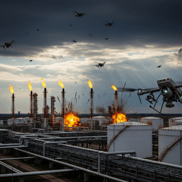 Illustration for: Kormor Gas Field Attacked by Drones