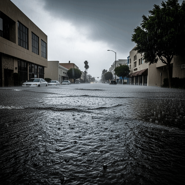 Illustration for: Heavy Rainfall Hits Southern California