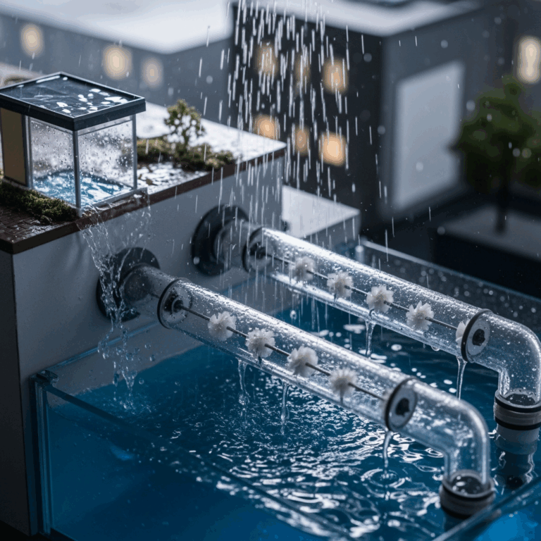 Illustration for: Generating Electricity from Rainwater Flow