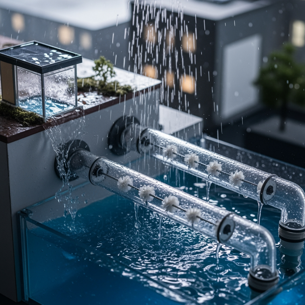 Illustration for: Generating Electricity from Rainwater Flow