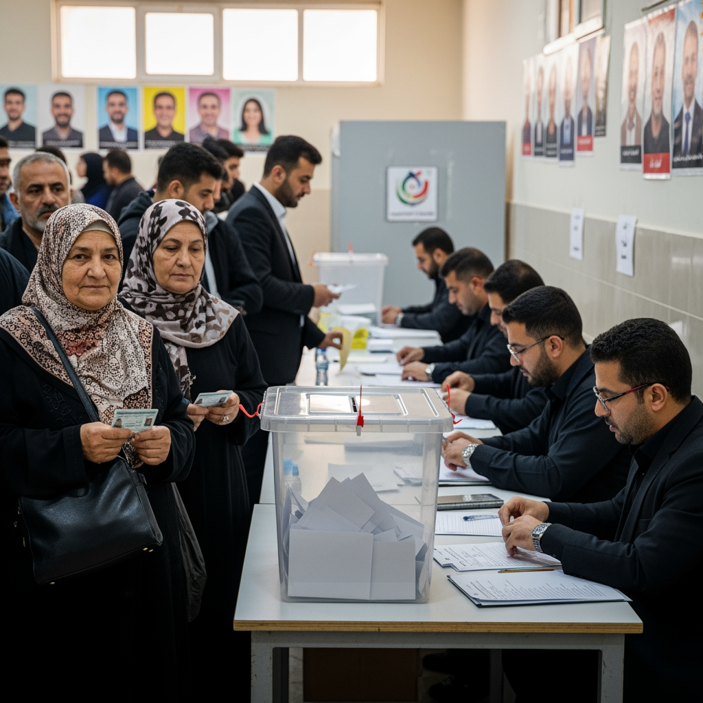 Illustration for: Iraq Prepares for Parliamentary Elections