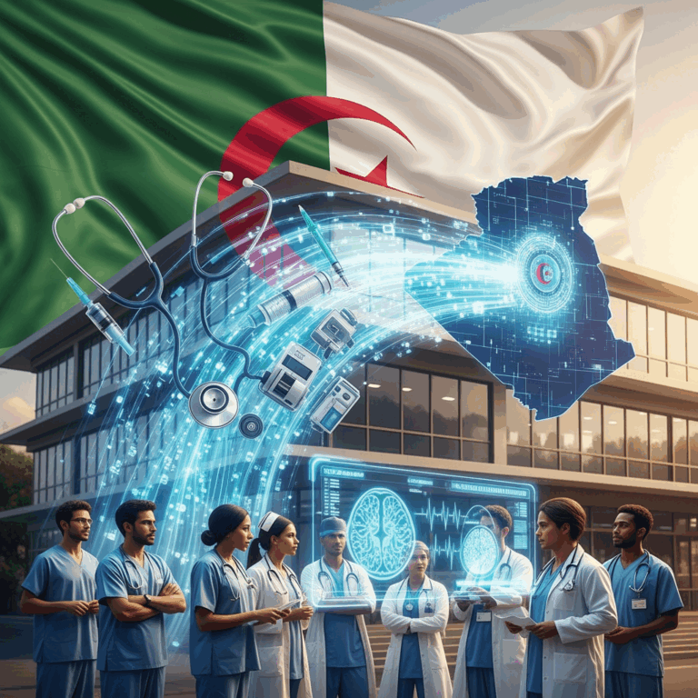 Illustration for: AI Integration in Algerian Healthcare System