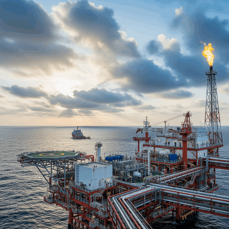 Illustration for: Egypt Boosts Gas Production in West Burullus Field